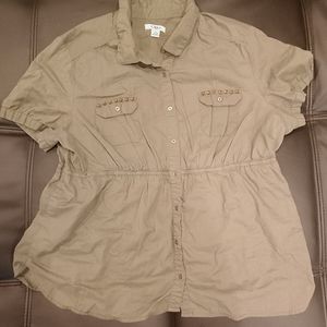 Women's Button Up Short Sleeve